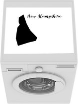 Wasmachine beschermer mat - New Hampshire illustratie - Breedte 55 cm x hoogte 45 cm