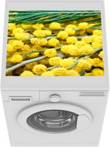 Wasmachine beschermer mat - Vele mimosa bloemen - Breedte 55 cm x hoogte 45 cm