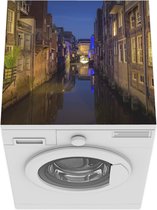 Wasmachine beschermer mat - Architectuur - Gracht - Nederland - Breedte 60 cm x hoogte 60 cm