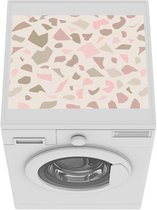 Wasmachine beschermer mat - Marmer - Pastel - Patronen - Breedte 55 cm x hoogte 45 cm