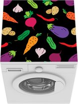 Wasmachine beschermer mat - Patronen - Planten - Groenten - Breedte 60 cm x hoogte 60 cm