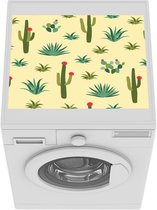 Wasmachine beschermer mat - Cactus - Patronen - Planten - Breedte 55 cm x hoogte 45 cm