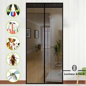 Lovineur & Co. Deurgordijn || Vliegengordijn || ZWart || Scherm || Horgordijnen