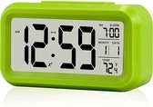 Digitale Wekker - Alarmklok - Inclusief temperatuurmeter - Met snooze en verlichtingsfunctie-AEB00110