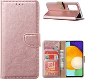 Samsung A53 / A53s hoesje bookcase Rose Goud - Samsung Galaxy A53 wallet case portemonnee hoesje - A53 5G Hoes met Pasjeshouder cover