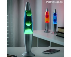 foto van InnovaGoods Lavalamp Magma Groen - Tafellamp - Lava Lamp - 34 x 8,5 cm