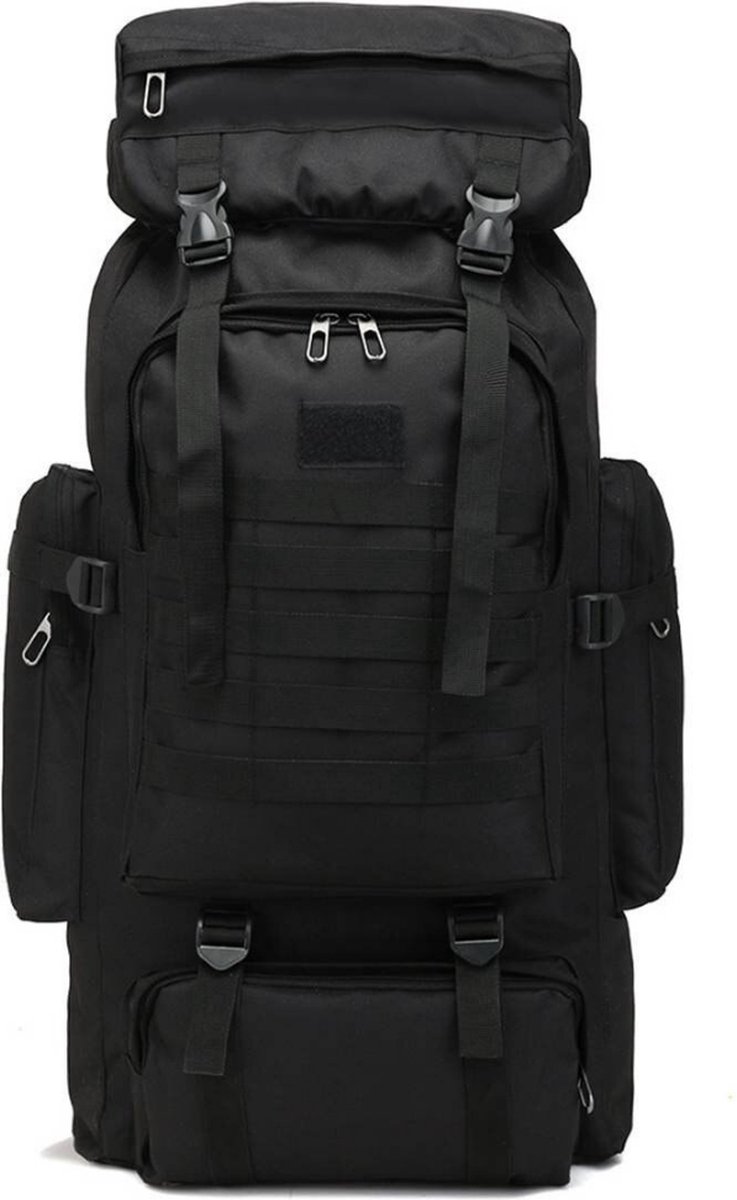 Pico NL® Militaire Rugzak 80 liter - Tactical backpack - Rugzak waterdicht - Zwart op Prijzenvolger.com