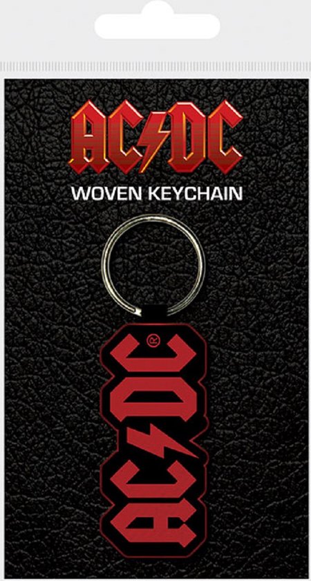 AC/DC Logo Sleutelhanger stof