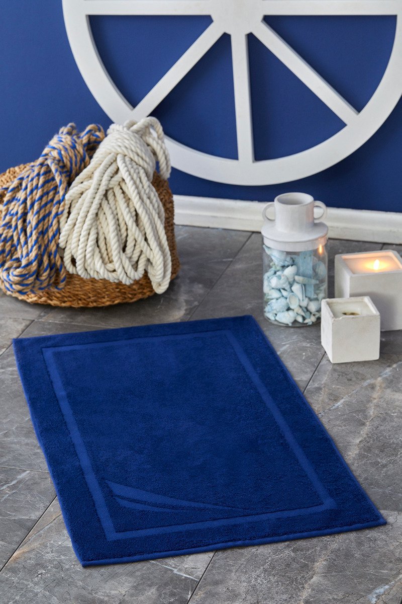 Nautica Crew Gastendoek, 100% Premium Katoen, 550 GSM, 30x50, Gezellig, Zacht Duurzaam-Navy