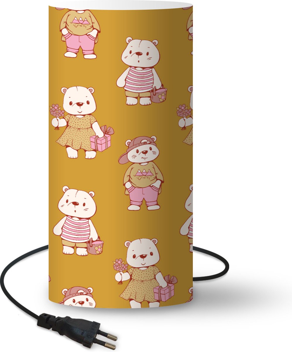 EJ.life Lampe de bureau LED de dessin animé Lampe de bureau LED en forme d'animal mignon en