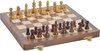 Afbeelding van het spelletje Houten schaakspel in kist/koffer 30 x 30 cm - Schaakspel - Schaken