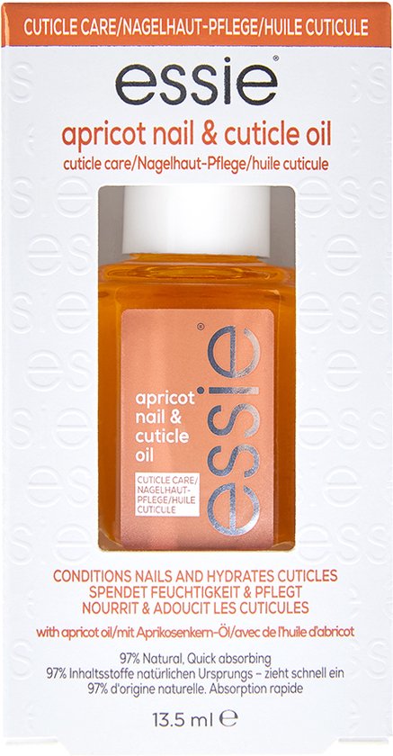 Foto: Essie nagelverzorging apricot nail cuticle oil verzorgende nagel en nagelriemolie met abrikozenolie 13 5 ml