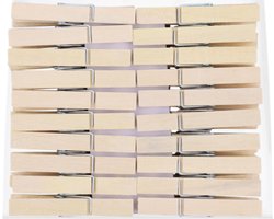 Wasknijpers | Hout | 40 stuks - Sorbo