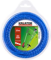 Kreator KRTGTT3025 - Trimmerdraad - 25m