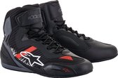 Alpinestars Faster-3 Rideknit Black Gray Bright Red - Maat 12