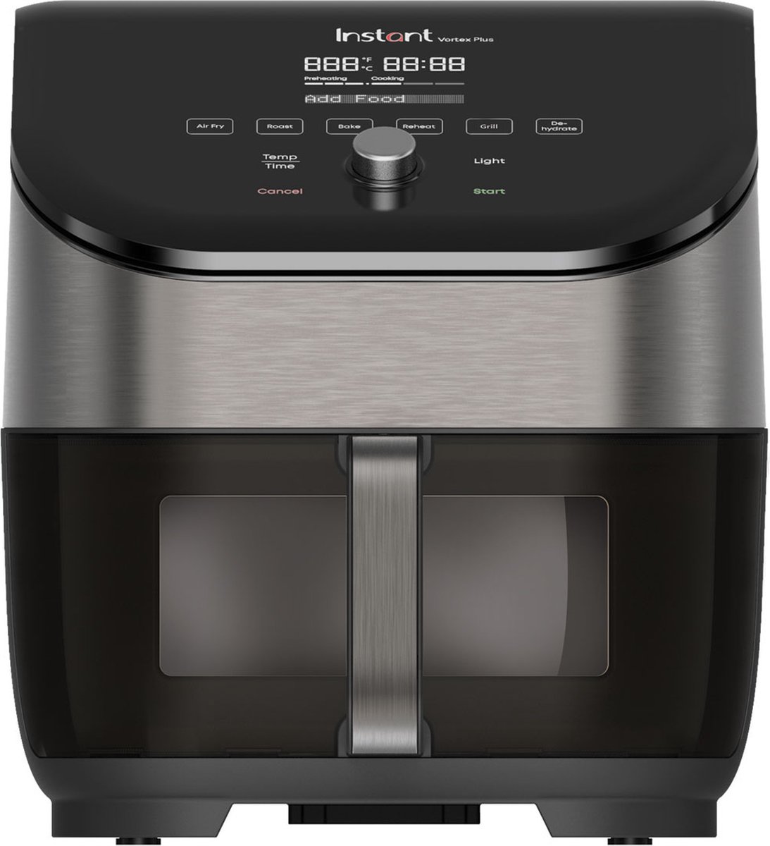 Afbeelding 2 van Instant Pot Vortex Plus Clear Cook OdorErase 6-in-1 Airfryer 5.7L -Airfryen, bakken, roosteren, grillen, opwarmen, dehydrateren