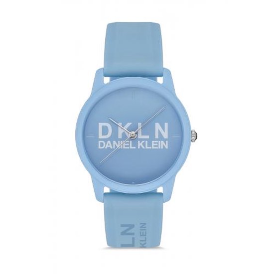 Daniel Klein DK.1.12645-5 - Horloge - Analoog - Dames - Vrouwen - siliconen band - rond - Blauw
