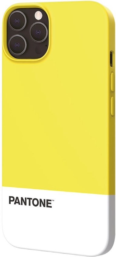 Pantone Design - Silicone Backcover voor de iPhone 13 Pro Max - Hoesje - Geel – Celly