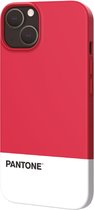 Pantone Design Silicone Hoesje iPhone 13 - Backcover - Rood - Celly