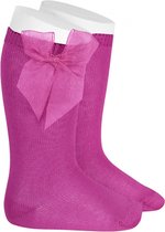 Cóndor Kniekous Met Organza Strik | 2439/1 | Fuchsia | 3-6 mnd | maat 00