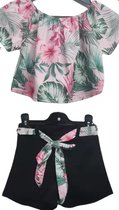Kinderkleding set | t-shirt + korte broek | maat 152