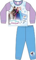 Frozen pyjama - maat 98/104 - Frozen "Follow your Dreams" pyama - blauw met paars