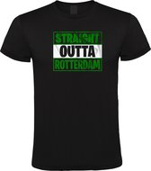 Klere-Zooi - Straight Outta Rotterdam - Heren T-Shirt - 3XL