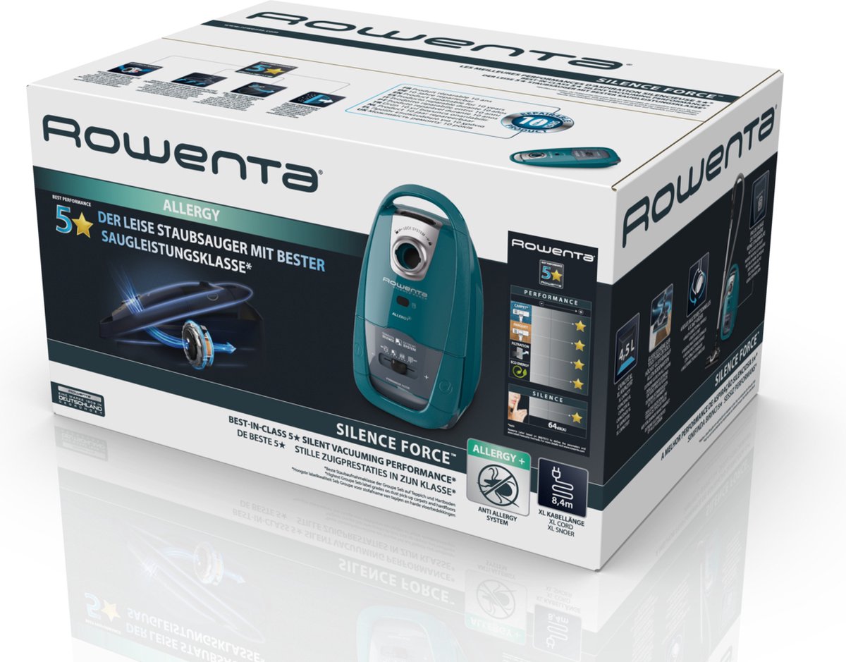 Rowenta SILENCE FORCE Allergy+ Home & Car (RO7793) au meilleur