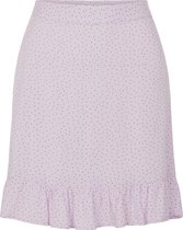 Pieces PCSILKE HW FRILL SKIRT CAMP KAC Dames Rok Orchid Bloom - Maat XS