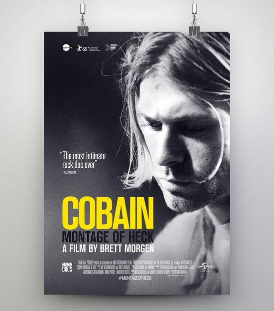Poster Film Cobain: Montage of Heck 2015 - Filmposter extra dik 200 gram papier