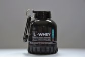 Multifunctionele Whey Protein Sleutelhanger– Supplementen Houder - 2 Volle Scoops -Draagbare Eiwit Houder – Shaker – Eiwitpoeder Trechter - Scoop To Go - Protein Keychain