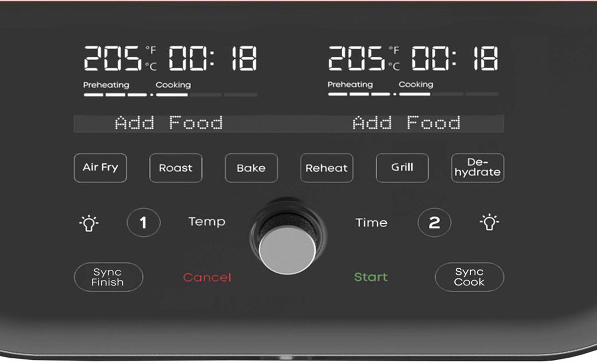 Afbeelding 3 van Instant Vortex Plus Dual ClearCook RVS 7,6 liter (8 Qt)