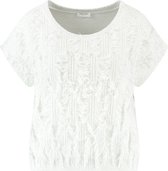 GERRY WEBER Dames 1/2 Pullunder Shirt aus Federgarn