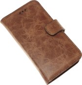 Made-NL Handgemaakte ( Samsung Galaxy S20 Ultra ) book case vintage bruin soepel leer