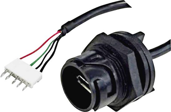 Bulgin Buccaneer 4000 PXP4043/B Mini-USB B inbouwbus Bus, inbouw ...