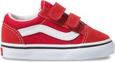 Vans Old Skool Kids Velcro Racing Red/True White 20