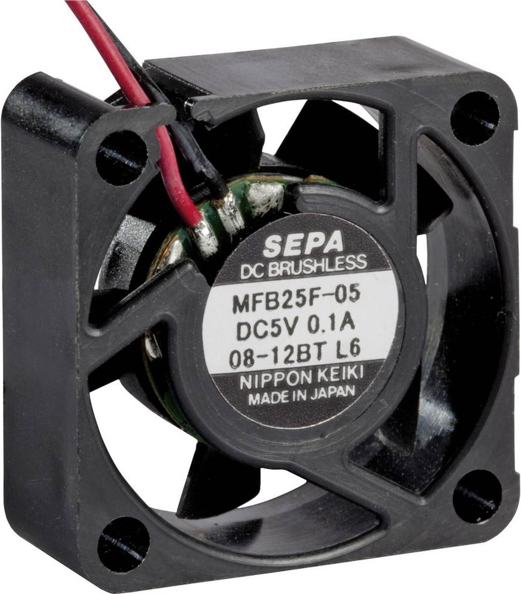 SEPA MFB25F05 Axiaalventilator 5 V/DC 4.2 m³/h (l x b x h) 25 x 25 x 10 mm