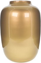 Viv! Home Luxuries Vaas - goud - glas - 35cm - topkwaliteit