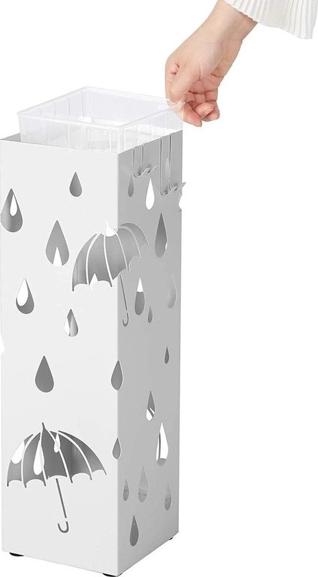 Orion Store, paraplubak , witte paraplubak van metaal vierkante paraplubak ,... | bol.com