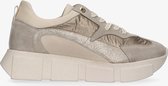 Tango | Norah 2-b beige/gold multi sneaker - bone white sole | Maat: 42