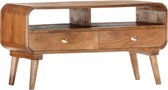 Tv meubel 90x35x47 cm massief mangohout