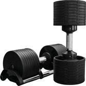N Mass Verstelbare Dumbells Set - 34 kg Gewichten - Hoogwaardige Fitness Dumbbells - Pro-Flex Dumbbell Set