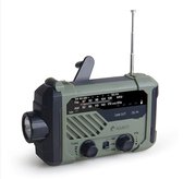 Agunto Noodradio Opwindbaar met Zaklamp - Draagbare Radio - AM/FM - Powerbank - USB