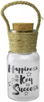 decoratielicht Big Star happiness 15 cm transparant