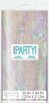 tafelkleed Party 127 x 213 cm transparant