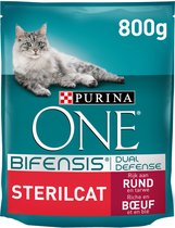 Purina ONE Sterilcat - Rund/Granen - Kattenvoer - 800 g