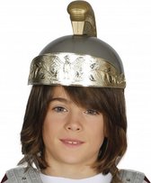 helm Romeins junior grijs/goud one-size