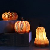 Pico NL® Pompoen Lamp Set van 3 stuks - Halloween Decoratie - Miniatuur Feestdecoratie - Sfeerverlichting