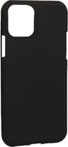 Apple iPhone 11 Silicone zwart hoesje met gratis Tempered Glass Screenprotector
