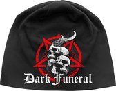 Dark Funeral - Skulls & Pentagram Beanie Muts - Zwart